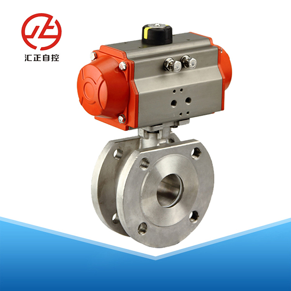 气动超薄型不锈钢球阀