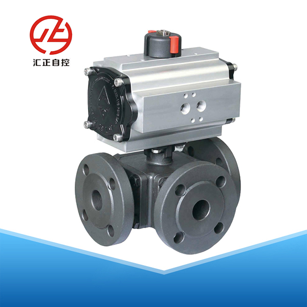 气动L型三通球阀