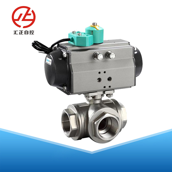 Q615F-16R不锈钢316内螺纹丝口T型三通球阀